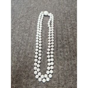 Double Strand Beaded Necklace Vintage